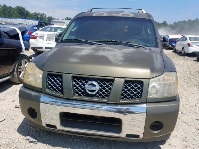 5N1AA08A04N722247 - 2004 NISSAN ARMADA SE GREEN photo 9