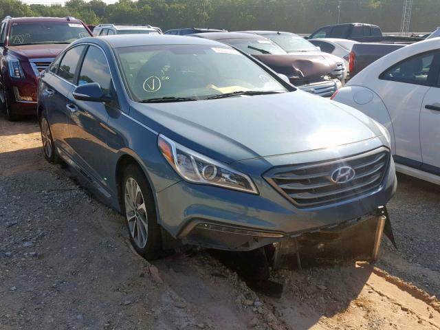 5NPE34AFXFH094553 - 2015 HYUNDAI SONATA SPO BLUE photo 1