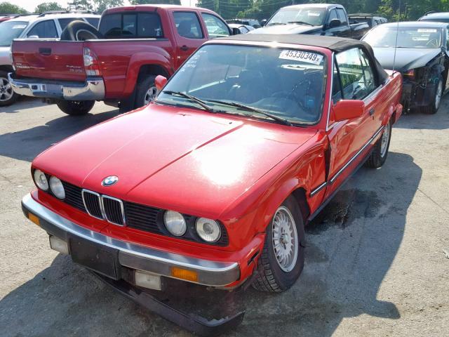 WBABB2303J8859318 - 1988 BMW 325 I AUTO RED photo 2