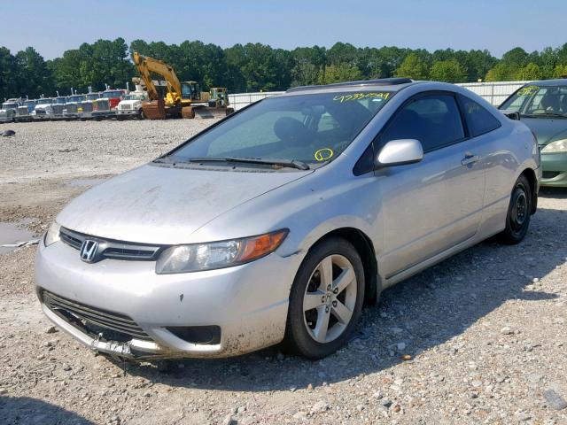 2HGFG12866H507571 - 2006 HONDA CIVIC EX BLACK photo 2