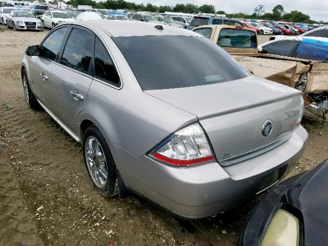 1MEHM42W38G615093 - 2008 MERCURY SABLE PREM SILVER photo 3