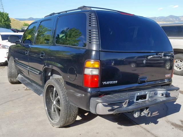 1GKEK13T95J176062 - 2005 GMC YUKON BLACK photo 3