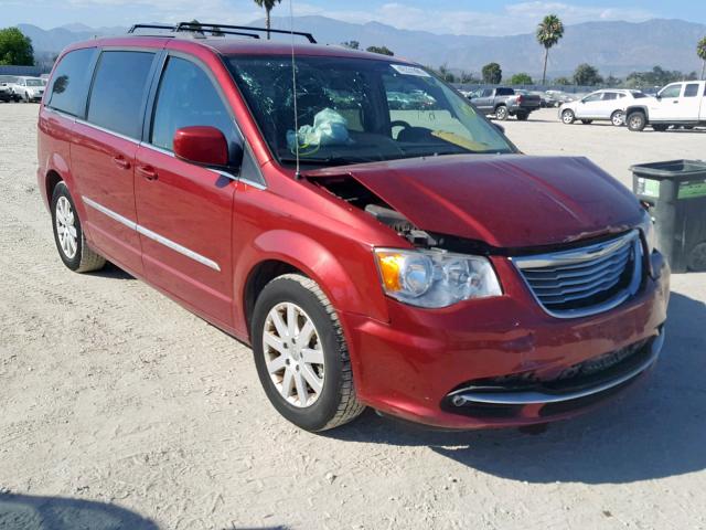 2C4RC1BG5ER363857 - 2014 CHRYSLER TOWN & COU MAROON photo 1