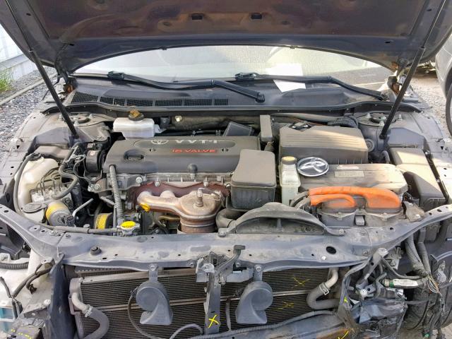 4T1BB46K28U034055 - 2008 TOYOTA CAMRY HYBR GRAY photo 7