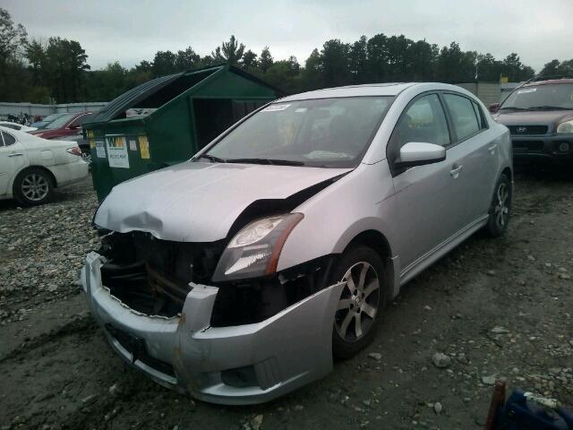 3N1AB6AP4CL610541 - 2012 NISSAN SENTRA 2.0 SILVER photo 2