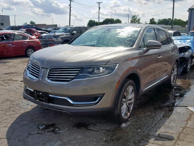 2LMTJ8LP6GBL80018 - 2016 LINCOLN MKX RESERV BROWN photo 2