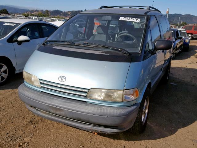 JT3AC13R4S1171296 - 1995 TOYOTA PREVIA DX BLUE photo 2