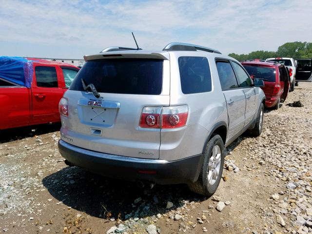 1GKEV13DX9J104325 - 2009 GMC ACADIA SLE SILVER photo 4