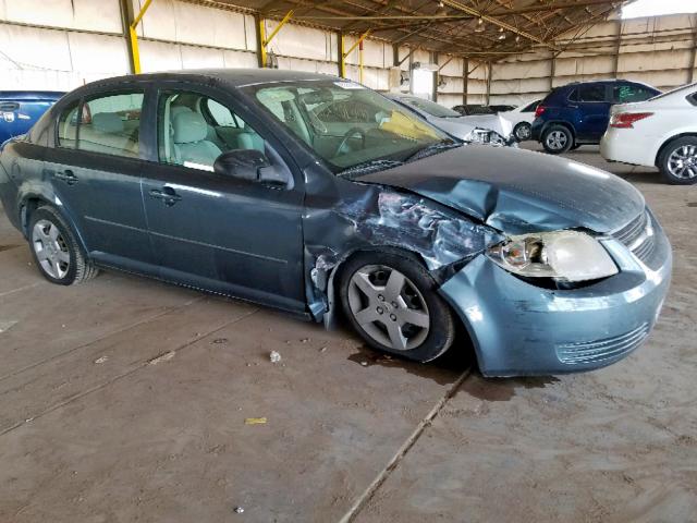 1G1AK52F757657284 - 2005 CHEVROLET COBALT BLUE photo 1