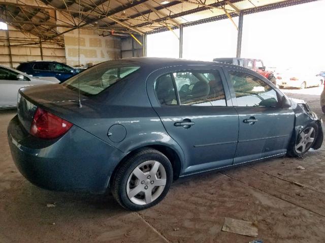 1G1AK52F757657284 - 2005 CHEVROLET COBALT BLUE photo 4