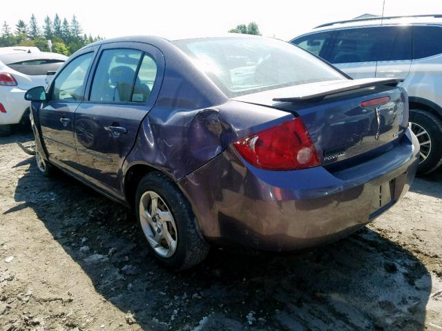 1G2AJ55F767674937 - 2006 PONTIAC PURSUIT BLACK photo 3