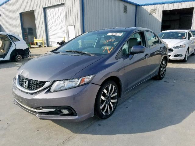 2HGFB2F96FH555708 - 2015 HONDA CIVIC EXL 石墨色 照片 2