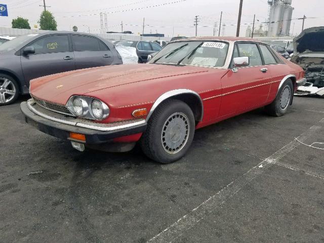 SAJNA584XJC146124 - 1988 JAGUAR XJS RED photo 2