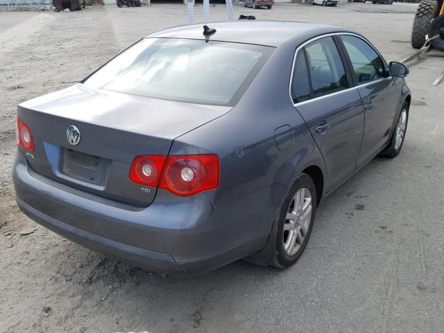 3VWDT81K86M049747 - 2006 VOLKSWAGEN JETTA TDI GRAY photo 4