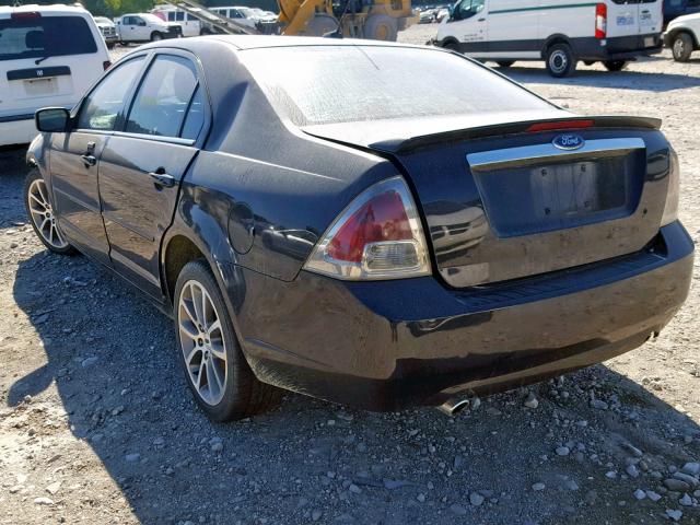 3FAHP08128R157350 - 2008 FORD FUSION SEL BLACK photo 3