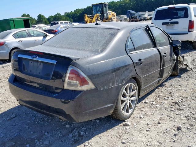 3FAHP08128R157350 - 2008 FORD FUSION SEL BLACK photo 4