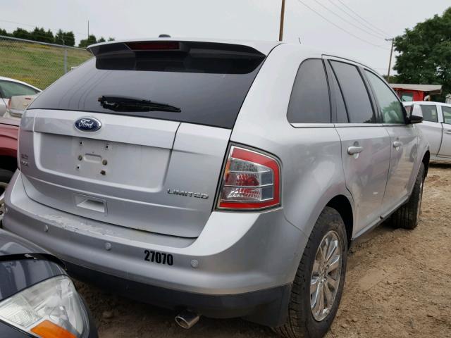 2FMDK3KC2ABB46965 - 2010 FORD EDGE LIMIT SILVER photo 4