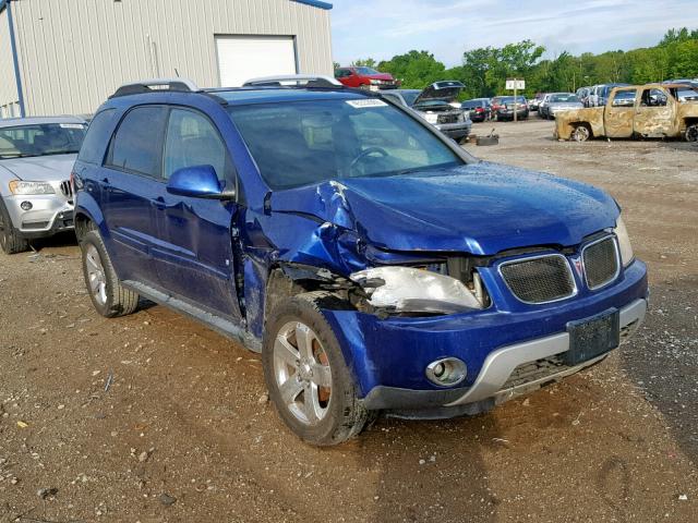 2CKDL63F876002438 - 2007 PONTIAC TORRENT BLUE photo 1