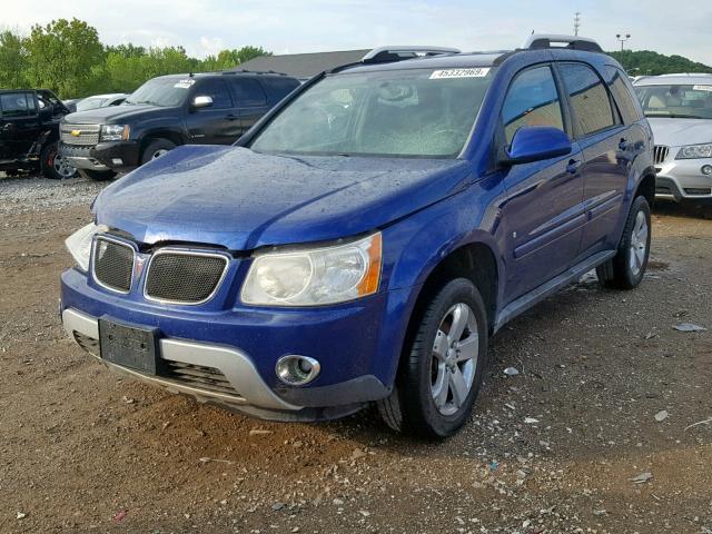 2CKDL63F876002438 - 2007 PONTIAC TORRENT BLUE photo 2