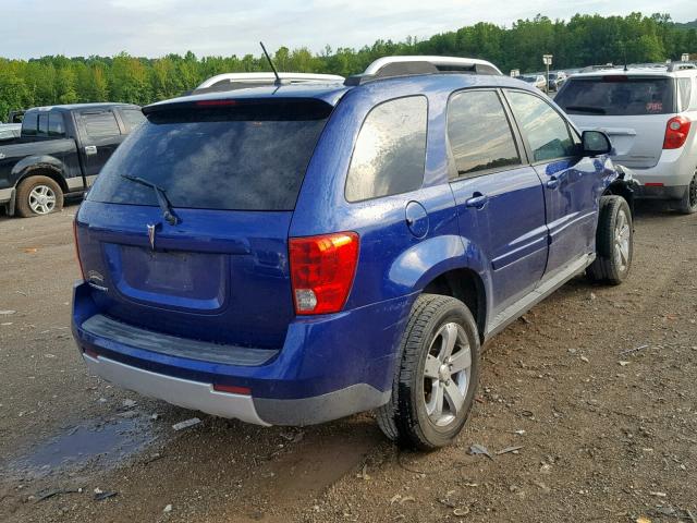 2CKDL63F876002438 - 2007 PONTIAC TORRENT BLUE photo 4