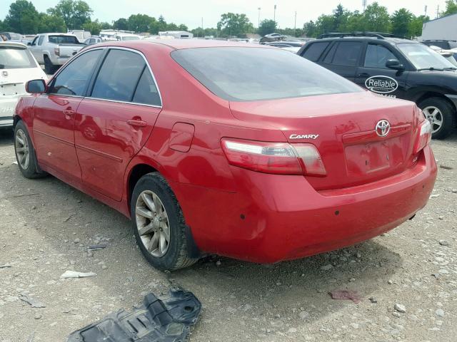 4T1BE46K17U042346 - 2007 TOYOTA CAMRY NEW RED photo 3