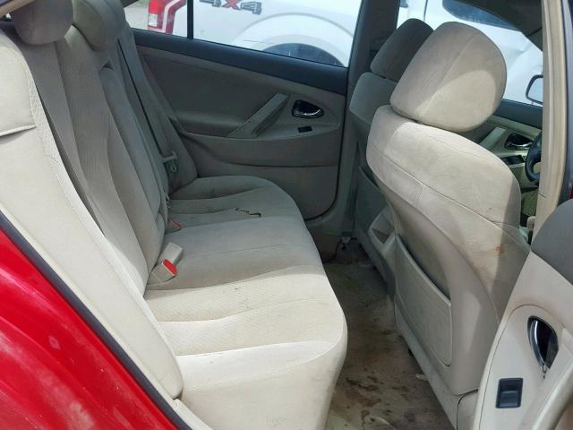 4T1BE46K17U042346 - 2007 TOYOTA CAMRY NEW RED photo 6