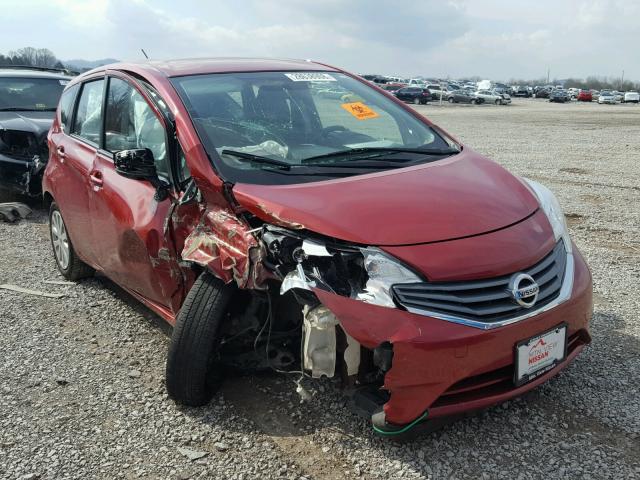 3N1CE2CP7FL427483 - 2015 NISSAN VERSA NOTE RED photo 1