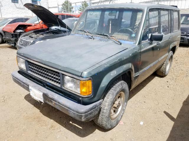 JACCH58EXL8918815 - 1990 ISUZU TROOPER GREEN photo 2