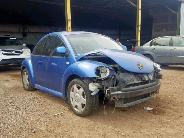 3VWCA21C0YM409684 - 2000 VOLKSWAGEN NEW BEETLE ლურჯი ფოტო 1