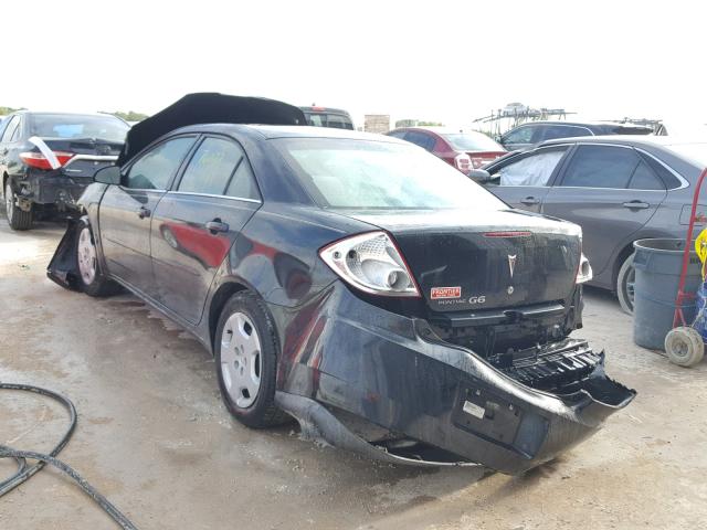 1G2ZF57B884290328 - 2008 PONTIAC G6 VALUE L BLACK photo 3