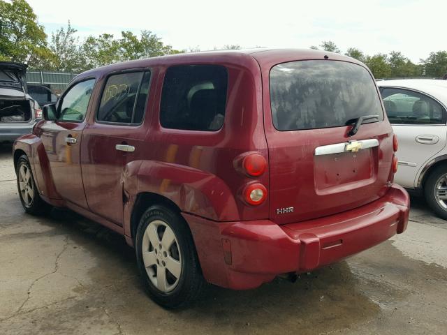 3GNDA13DX6S547885 - 2006 CHEVROLET HHR LS BURGUNDY photo 3