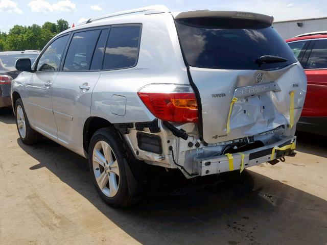 JTEES42A792121781 - 2009 TOYOTA HIGHLANDER SILVER photo 3