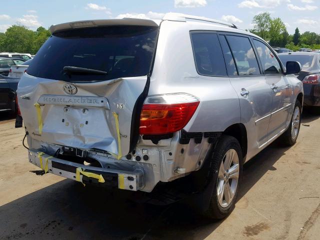 JTEES42A792121781 - 2009 TOYOTA HIGHLANDER SILVER photo 4