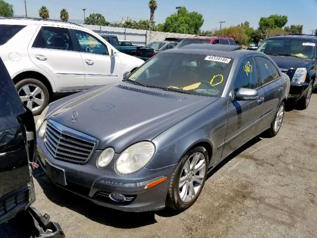 WDBUF56X77B129870 - 2007 MERCEDES-BENZ E 350 GRAY photo 2