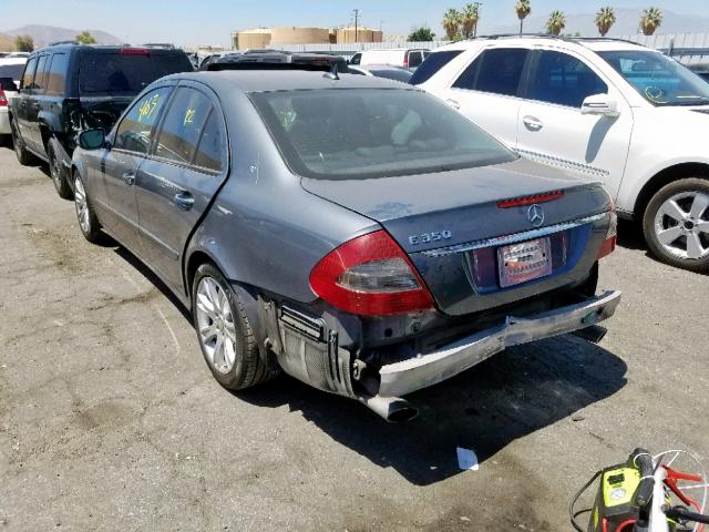 WDBUF56X77B129870 - 2007 MERCEDES-BENZ E 350 GRAY photo 3