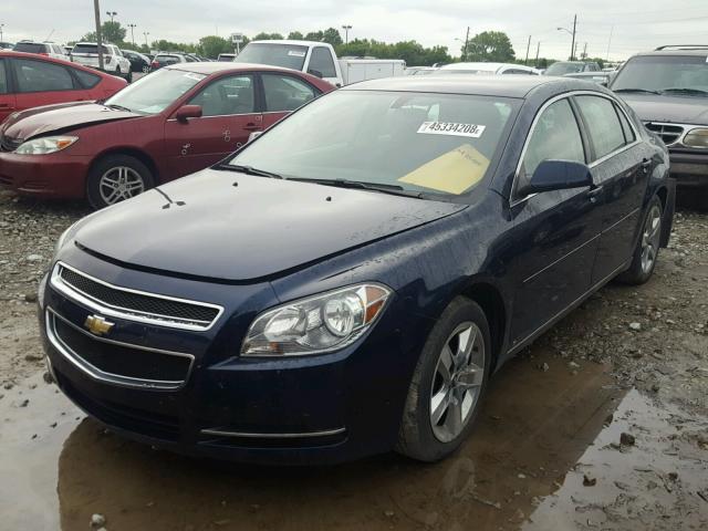 1G1ZH57B794144812 - 2009 CHEVROLET MALIBU 1LT BLUE photo 2