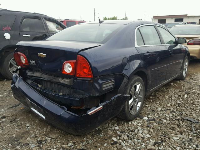 1G1ZH57B794144812 - 2009 CHEVROLET MALIBU 1LT BLUE photo 4