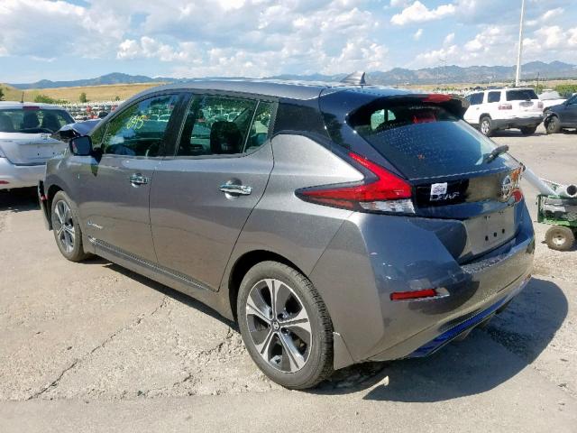 1N4AZ1CP9JC314468 - 2018 NISSAN LEAF S CHARCOAL photo 3