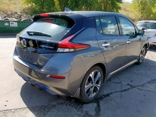 1N4AZ1CP9JC314468 - 2018 NISSAN LEAF S CHARCOAL photo 4