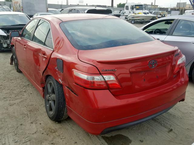 4T1BE46K67U121639 - 2007 TOYOTA CAMRY NEW RED photo 3