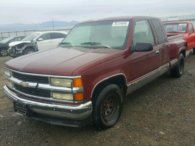 2GCEC19K4R1254416 - 1994 CHEVROLET GMT-400 C1 RED photo 2