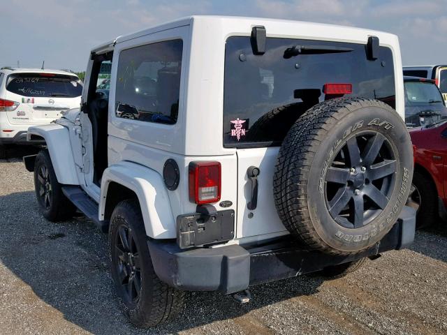 1C4AJWBGXEL273791 - 2014 JEEP WRANGLER S WHITE photo 3