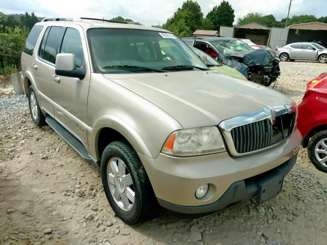 5LMEU88H34ZJ35180 - 2004 LINCOLN AVIATOR Qızıl foto 1