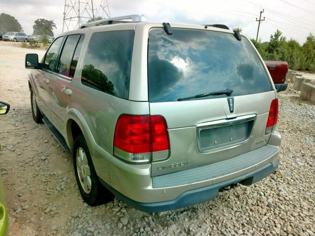 5LMEU88H34ZJ35180 - 2004 LINCOLN AVIATOR Qızıl foto 3