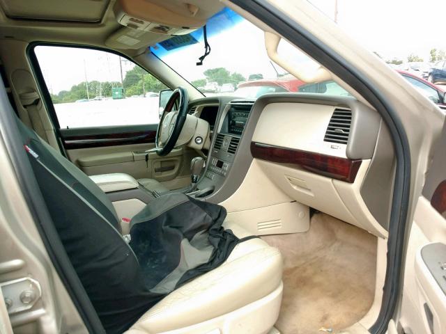 5LMEU88H34ZJ35180 - 2004 LINCOLN AVIATOR Qızıl foto 5