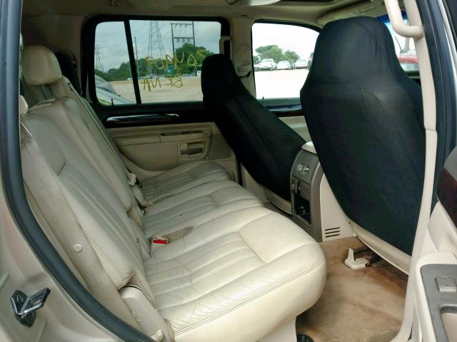 5LMEU88H34ZJ35180 - 2004 LINCOLN AVIATOR Qızıl foto 6