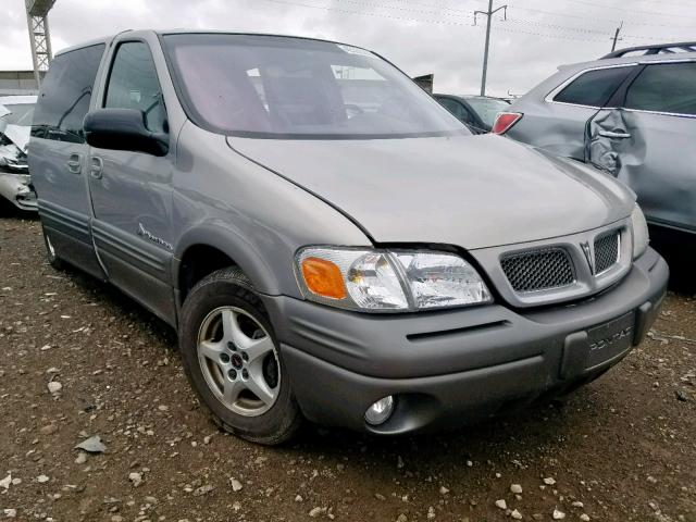 1GMDX03E2YD306119 - 2000 PONTIAC MONTANA GRAY photo 1