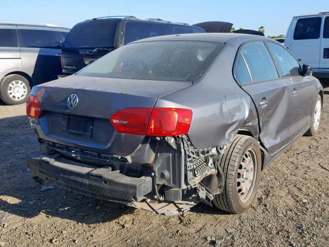 3VW2K7AJ7CM382707 - 2012 VOLKSWAGEN JETTA BASE 石墨色 照片 4