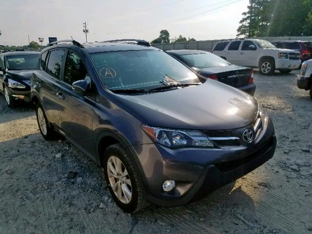 JTMYFREV9FJ028201 - 2015 TOYOTA RAV4 LIMIT GRAY photo 1