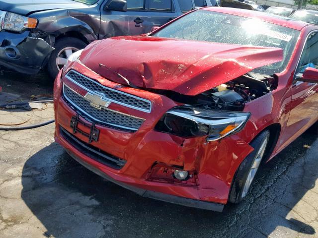 1G11J5SX4DF233254 - 2013 CHEVROLET MALIBU LTZ წითელი ფოტო 9